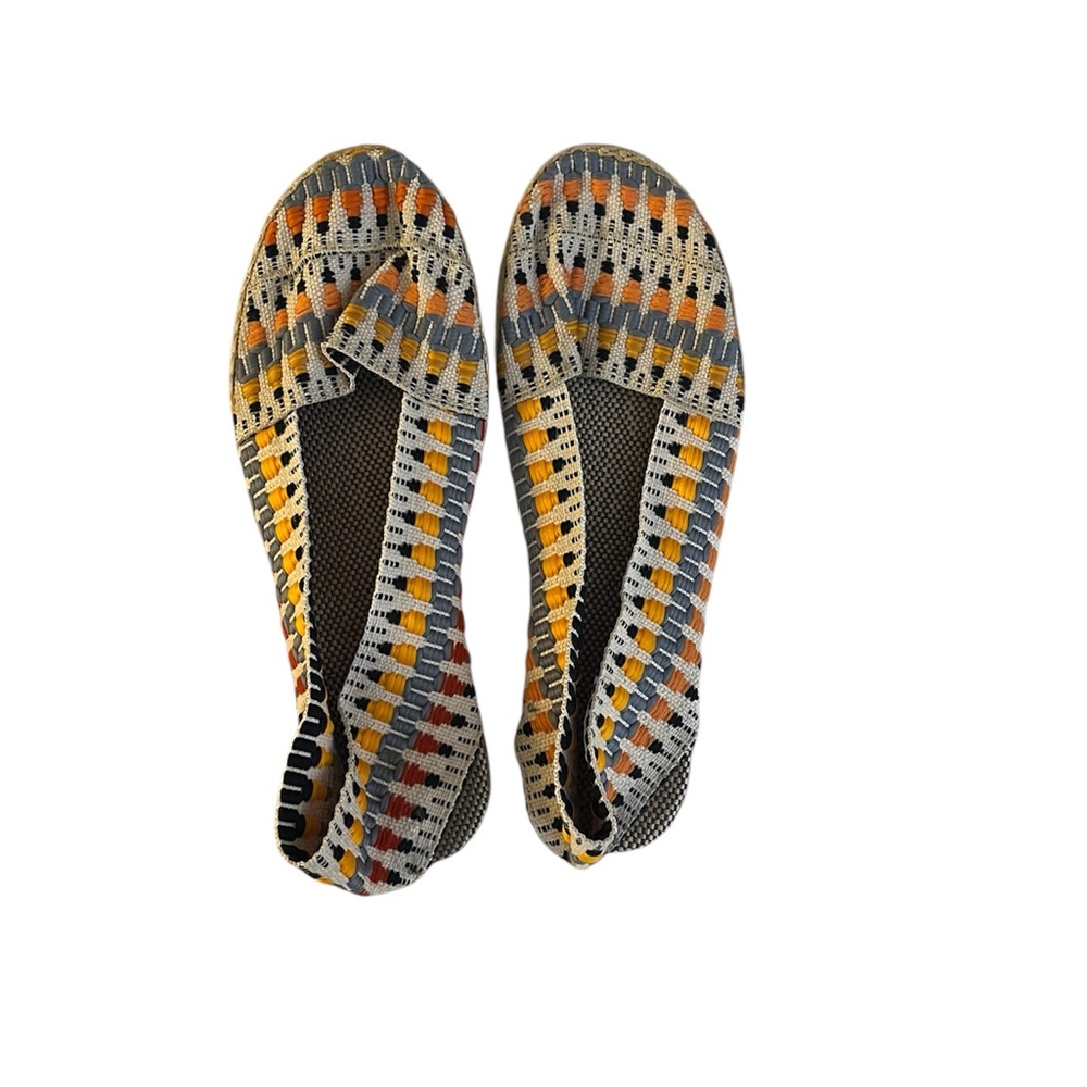 Colorful Embroidered Women's Slip-On Shoes